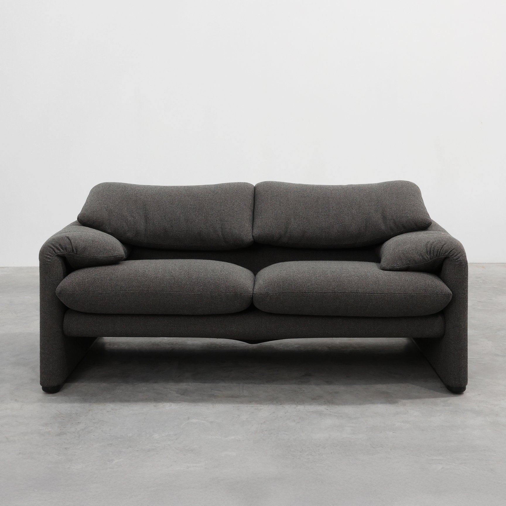  Two-Seat Sofa by Vico Magistretti for Cassina, Italy, 1990s-img